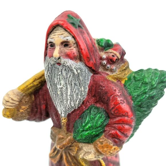 VINTAGE Kurt S. Adler SANTA World Ornament Made In HONG KONG 7 inch - Picture 2 of 10